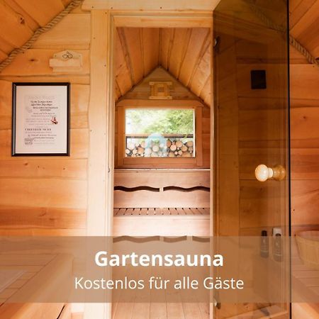 Chalet Waldhaeusl Luxurioese Ferienwohnungen Mit Sauna & Whirlpool, Kamin, Balkon Oder Terrasse Mit Bergblick 海利根布卢特 外观 照片
