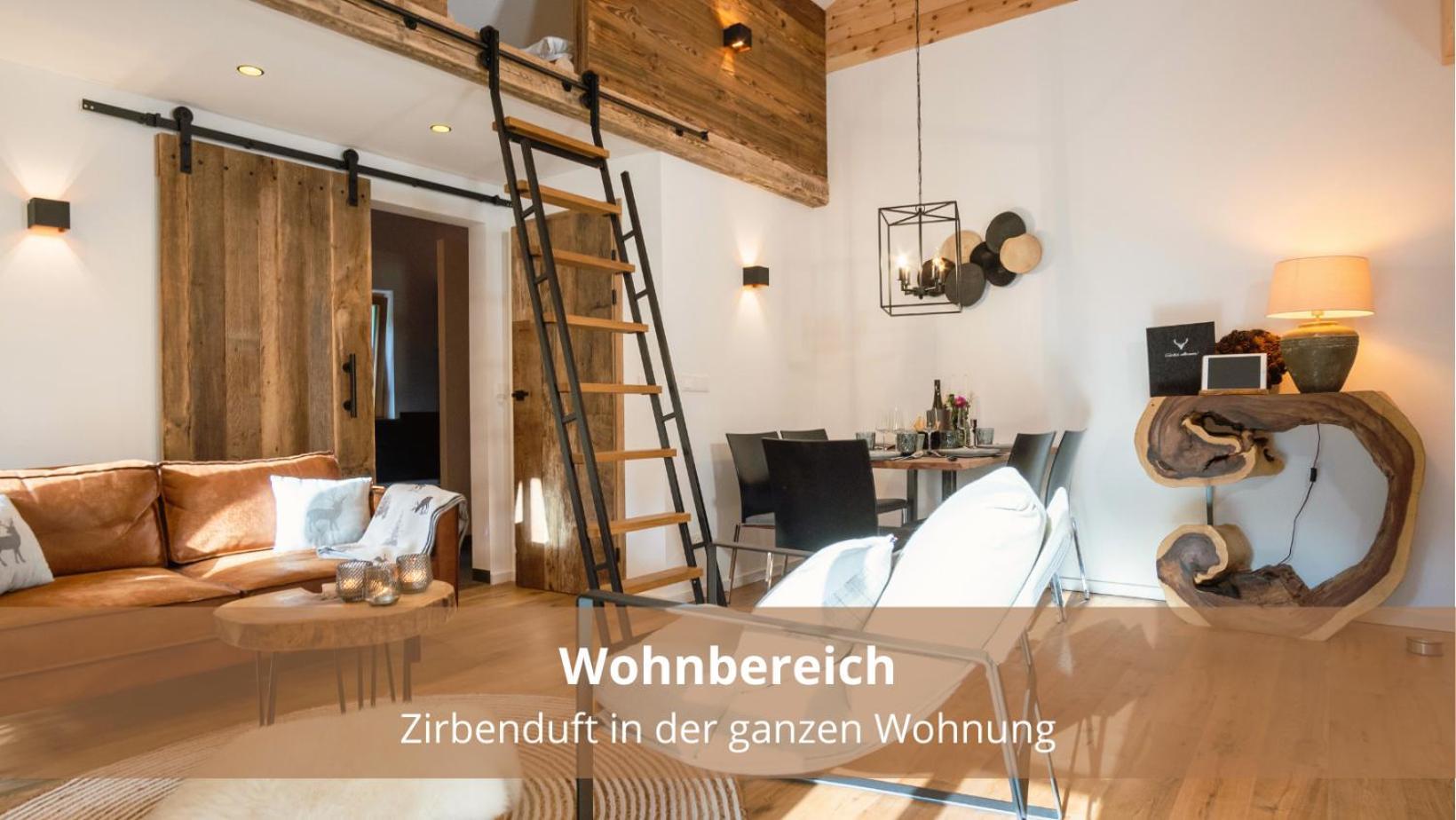 Chalet Waldhaeusl Luxurioese Ferienwohnungen Mit Sauna & Whirlpool, Kamin, Balkon Oder Terrasse Mit Bergblick 海利根布卢特 外观 照片